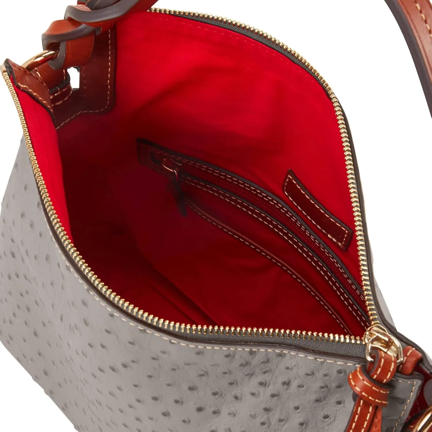 Dooney & Bourke Handbag, Ostrich Twist Strap Hobo Shoulder Bag