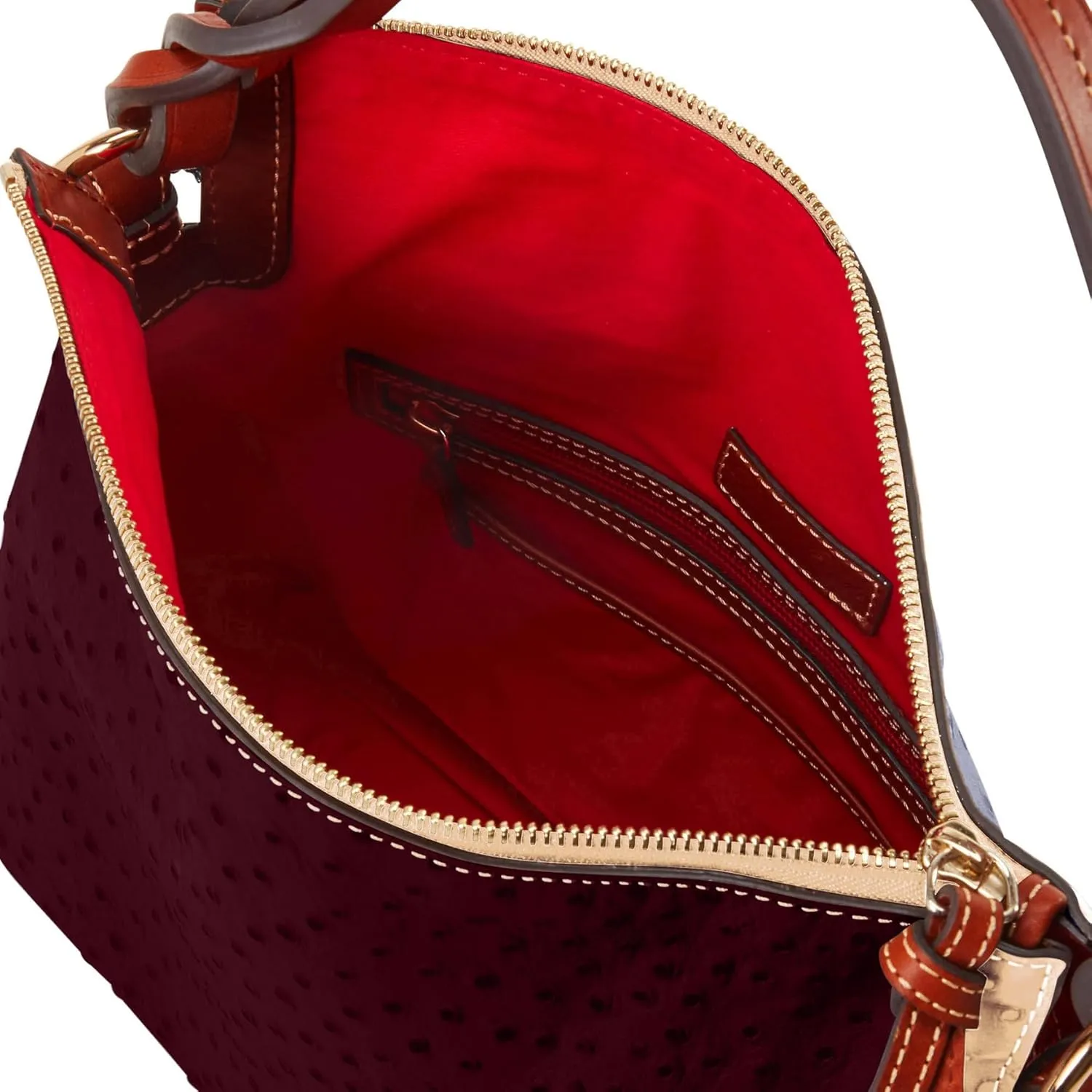 Dooney & Bourke Handbag, Ostrich Twist Strap Hobo Shoulder Bag