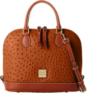 Dooney & Bourke Handbag, Ostrich Zip Zip Satchel