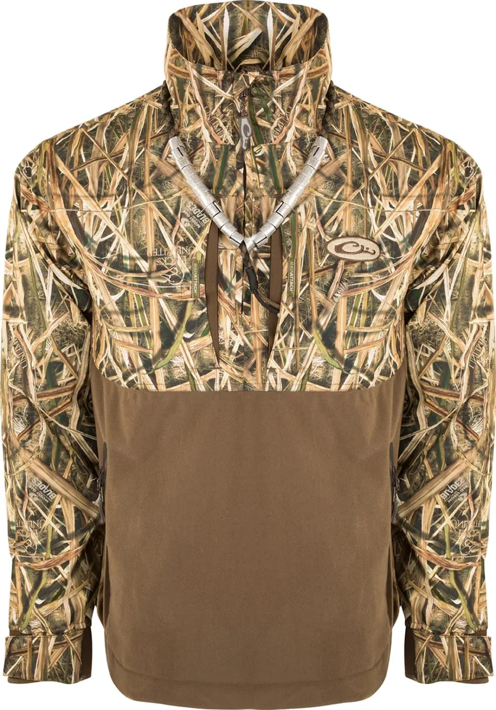 Drake Guardian Flex 1/4 Zip Eqwader Wading Jacket, Shell Weight