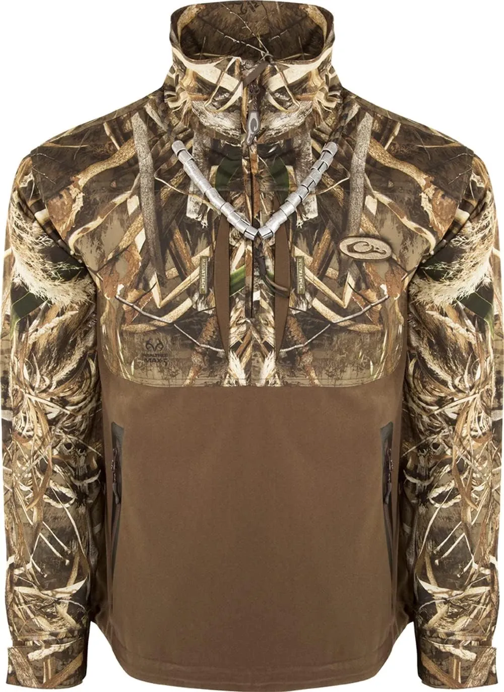 Drake Guardian Flex 1/4 Zip Eqwader Wading Jacket, Shell Weight