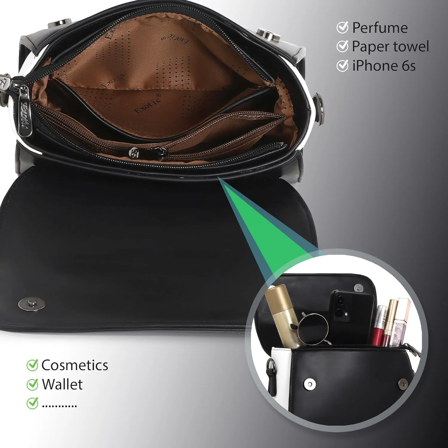 Dualtone Hand-Held & Sling Bag for Girls/Women