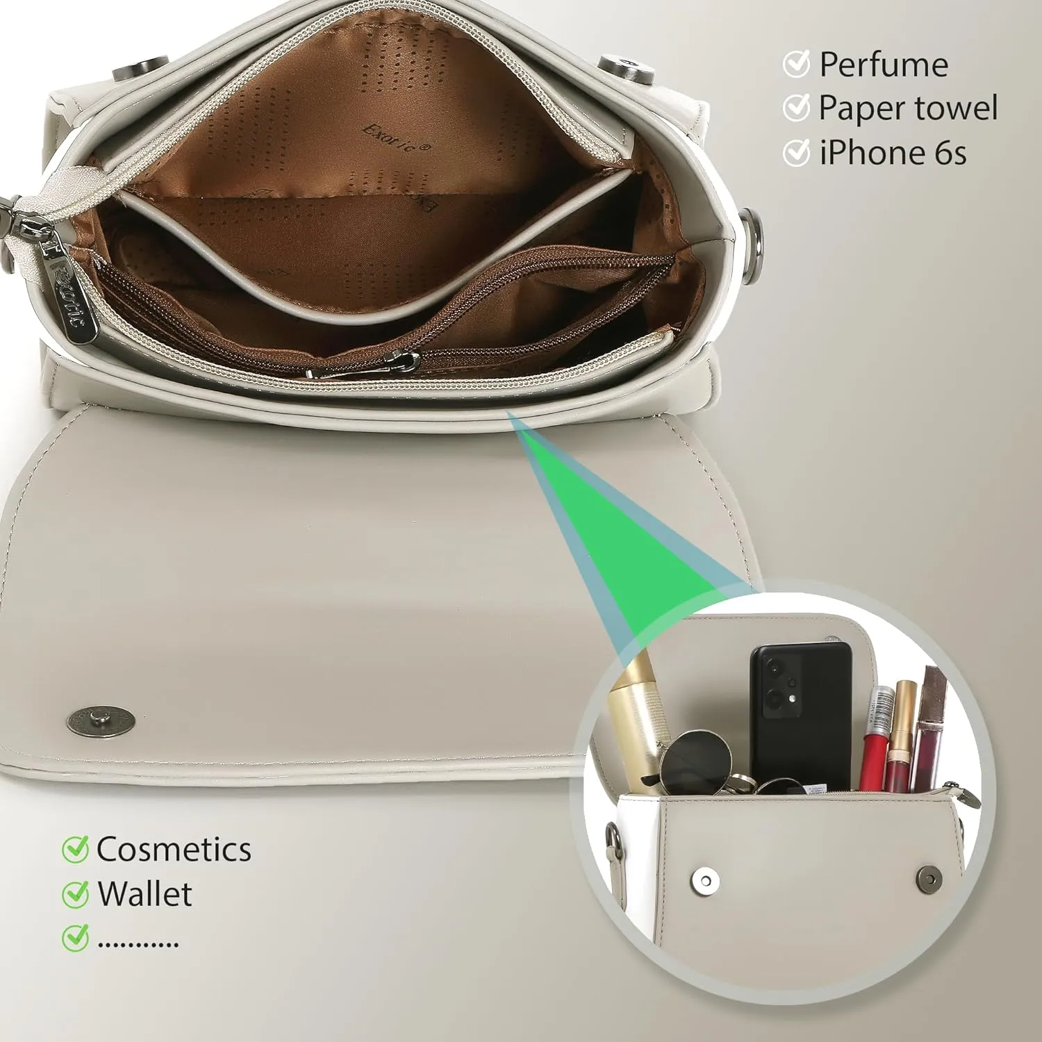 Dualtone Hand-Held & Sling Bag for Girls/Women