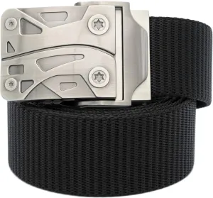 EDC Tactical Style 1.5" Waist Belt - Everyday Carry Multitool or Firearm Style For Duty or Casual Belt