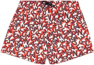 Emporio Armani Men's Printed Pattern 4" Swim Trunk