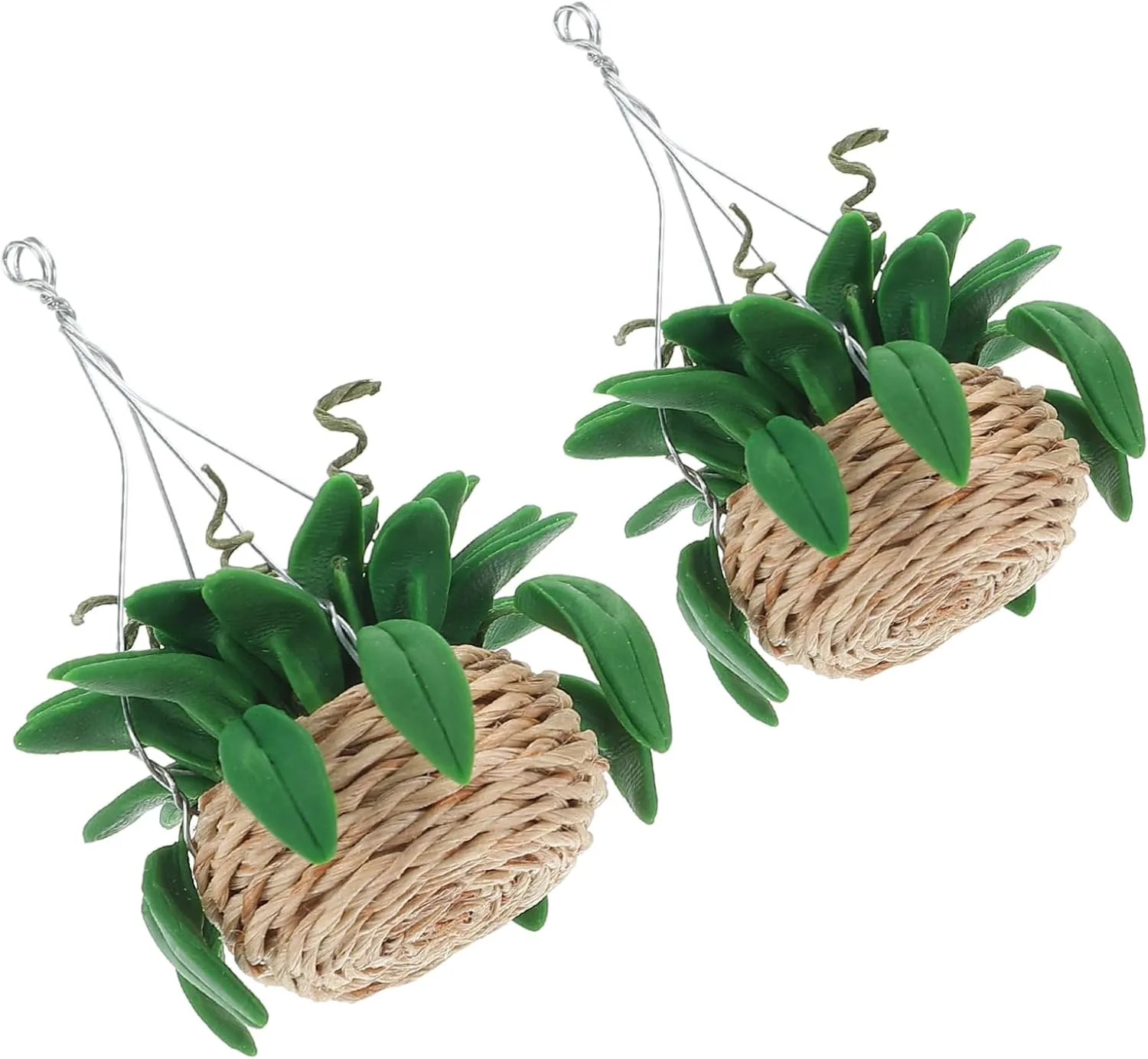 Enhance Your Dollhouse Miniature Greenery 2pcs Miniature Potted Plant Bonsai Fairy Garden Plants