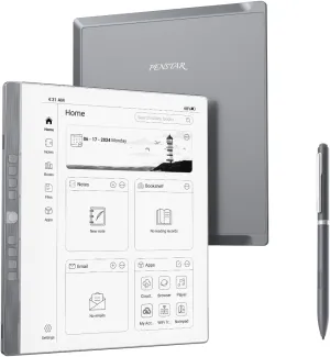 eNote Paper Tablet Bundle, 10.3-inch Pen Only Writing Tablet, Electronic Notebook Digital Notepad, E-Ink Reader with B5 Pen and Protective Folio