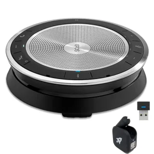 EPOS - Sennheiser Expand 30  Speakerphone - Global Teck Bundle with USB Bluetooth Dongle and GTW 2-Port Charger, Compatible with Teams, Zoom, Webex, Skype, PC, Laptop, Mobile Phone and Tablet