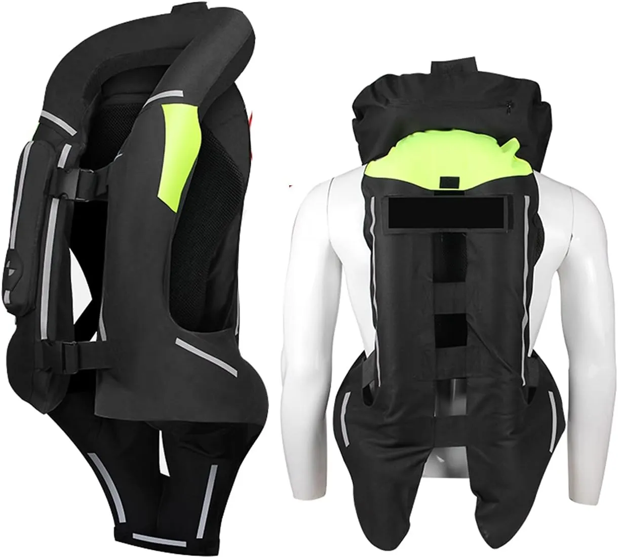 Equestrian Inflatable Vest Motorcycle Vest with Airbag Professional Airbag System 0.1 Second Trigger Motorcycle Riding, Equestrian Sports, Off-Road Anti-Falling Airbag Vest