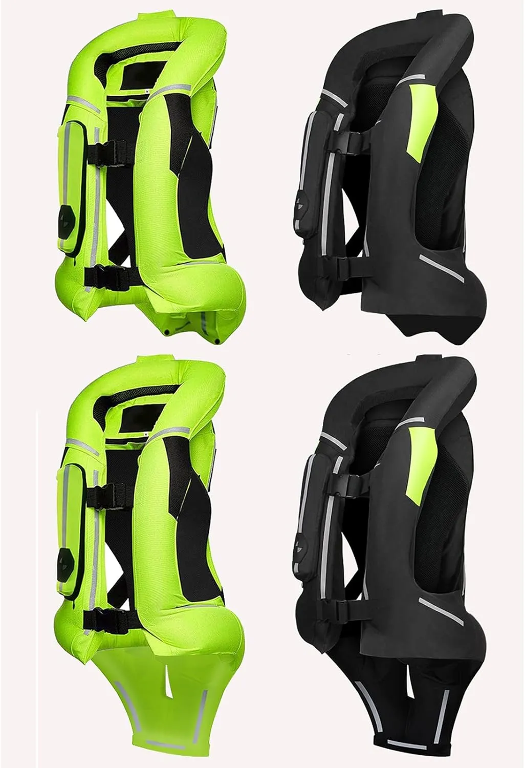 Equestrian Inflatable Vest Motorcycle Vest with Airbag Professional Airbag System 0.1 Second Trigger Motorcycle Riding, Equestrian Sports, Off-Road Anti-Falling Airbag Vest