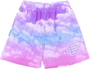 Eric Shorts Mesh Print Drawstring Shorts Hip Hop Casual Cool Workout Basketball Short Pants