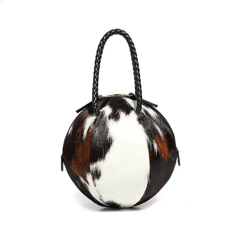Exotic Circular Handbag