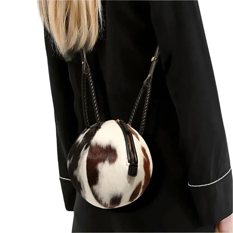 Exotic Circular Handbag