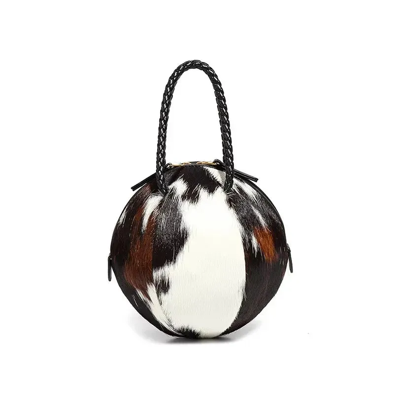 Exotic Circular Handbag