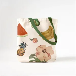 Exotic Fruit World Printed Canvas Bag