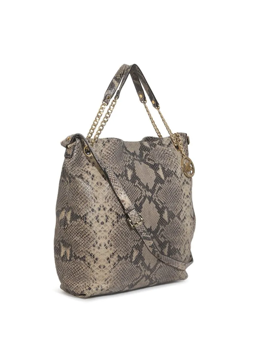 Exotic Print Shoulder Bag