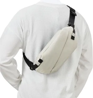 Fanny Pack for Mens Crossbody Bag, Sling Bag for Women Waist Packs Anti Theft Cross Body Belt Bag with Adjustable Strap for Running Sports Hiking Cycling Travel Walking - Beige