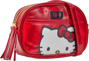 Fast Forward Girls Purse - Hello Kitty, Minnie Mouse, Stitch, Descendants, and Bluey - Cute Girls Bag with Adjustable Strap, Size One Size, Hello Kitty
