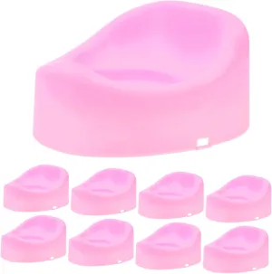 FAVOMOTO 10pcs Miniature Dollhouse Toilet Realistic Doll Potty Furniture Accessories for Boys and Girls Intricate Craftsmanship for Family Bonding for Doll House Decor