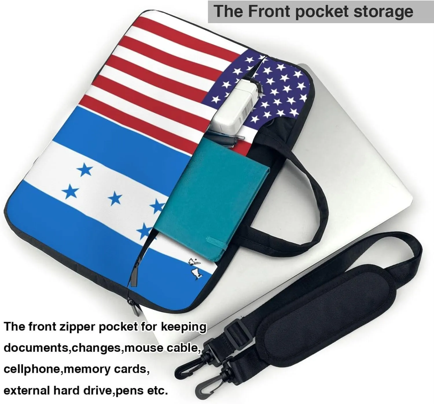 Filipino Philippines Flag Laptop Bag, Laptop Case Shoulder Messenger Bag Briefcase Computer Bag for Men Women