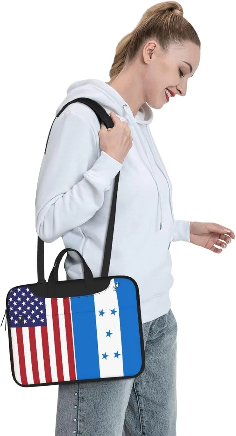 Filipino Philippines Flag Laptop Bag, Laptop Case Shoulder Messenger Bag Briefcase Computer Bag for Men Women