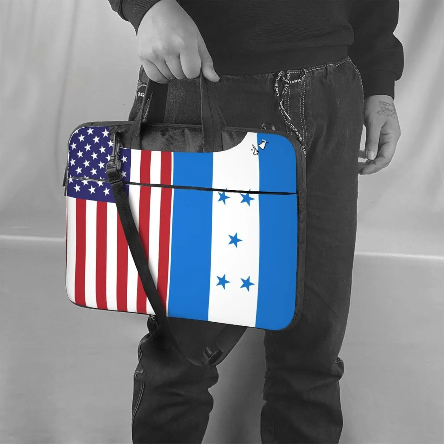 Filipino Philippines Flag Laptop Bag, Laptop Case Shoulder Messenger Bag Briefcase Computer Bag for Men Women