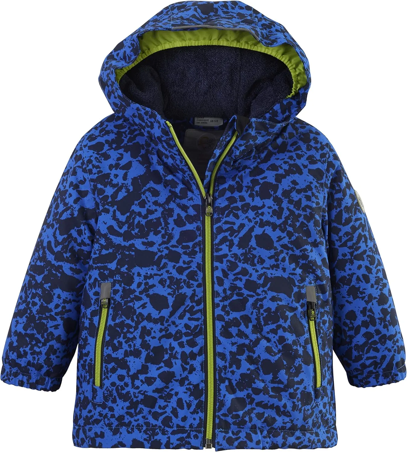 Fisw 2 Mini Insulated Ski Jacket (Little Boy's), Neon Blue, 4