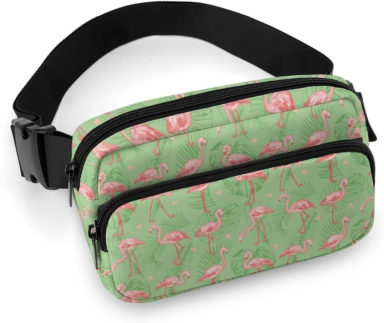 Flamingo Exotic Bird Unisex Fashion Fanny Pack Crossbody Bag Suitable for Traveling, Hiking, Daily Life, 20x13cm, style-11-4
