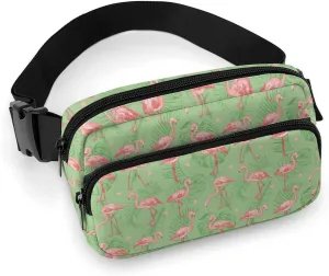 Flamingo Exotic Bird Unisex Fashion Fanny Pack Crossbody Bag Suitable for Traveling, Hiking, Daily Life, 20x13cm, style-11-4