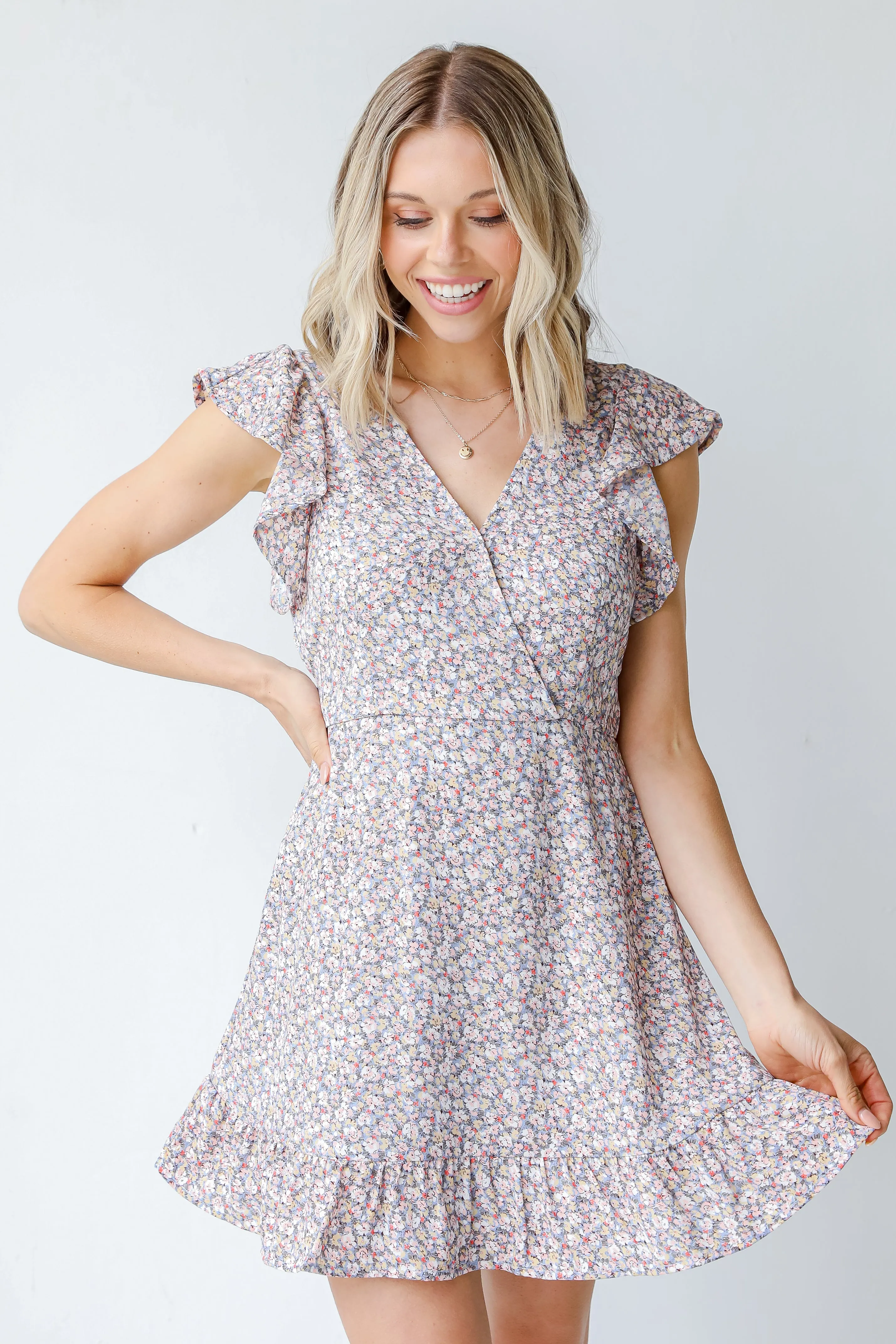 Floral Sentiments Mini Dress