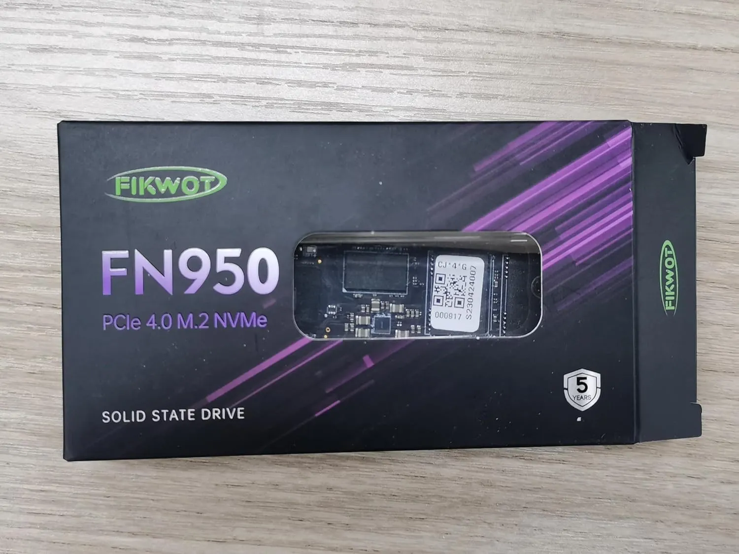FN950 2TB NVMe SSD M.2 2280 PCIe Gen4x4, Up to 4800MB/s, Internal Solid State Drive, Configure SLC Cache, Storage and Memory Expansion for PS5 Laptop Desktop