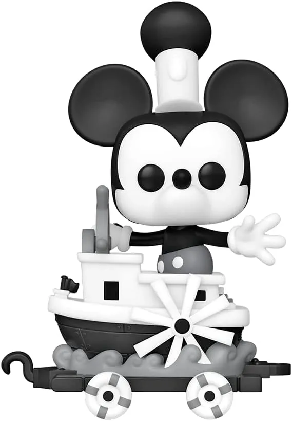 Funko POP! Trains: Disney 100 - Mickey in Steamboat Car - Collectable Vinyl Figure - Gift Idea - Official Merchandise - for Kids & Adults - Movies Fans - Model Figure for Collectors