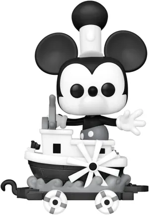 Funko POP! Trains: Disney 100 - Mickey in Steamboat Car - Collectable Vinyl Figure - Gift Idea - Official Merchandise - for Kids & Adults - Movies Fans - Model Figure for Collectors