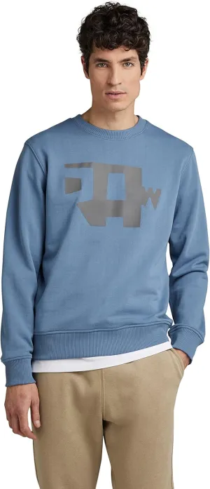 G-STAR Men's Premium Graphic Crew Neck Sweatshirt