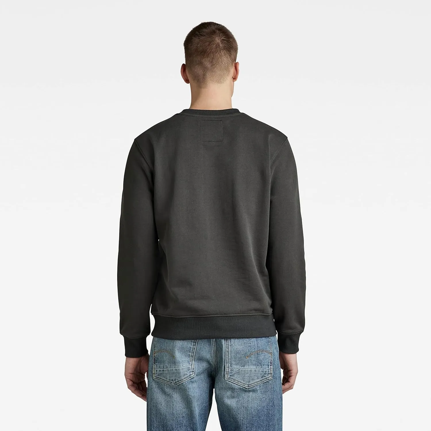 G-STAR Men's Premium Graphic Crew Neck Sweatshirt