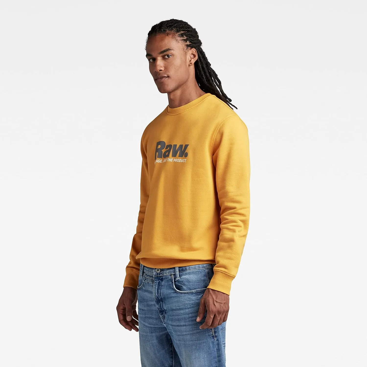 G-STAR Men's Premium Graphic Crew Neck Sweatshirt