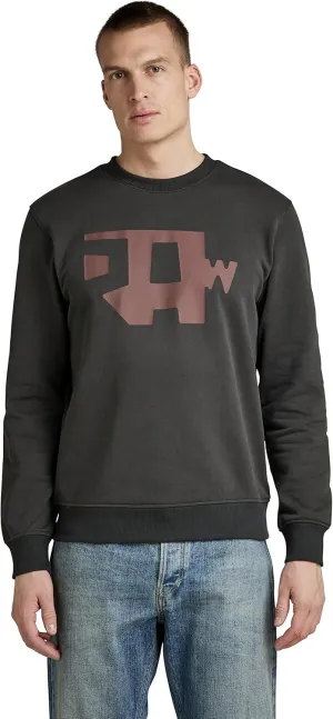 G-STAR Men's Premium Graphic Crew Neck Sweatshirt