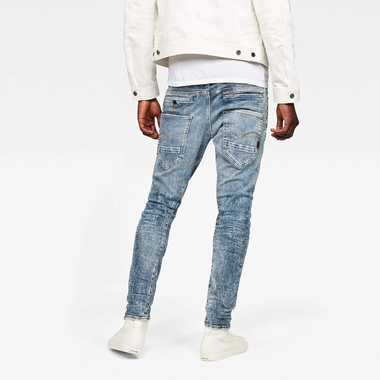 G-STAR Raw D-STAQ 3D Superslim Jean in Rink Superstretch Pants
