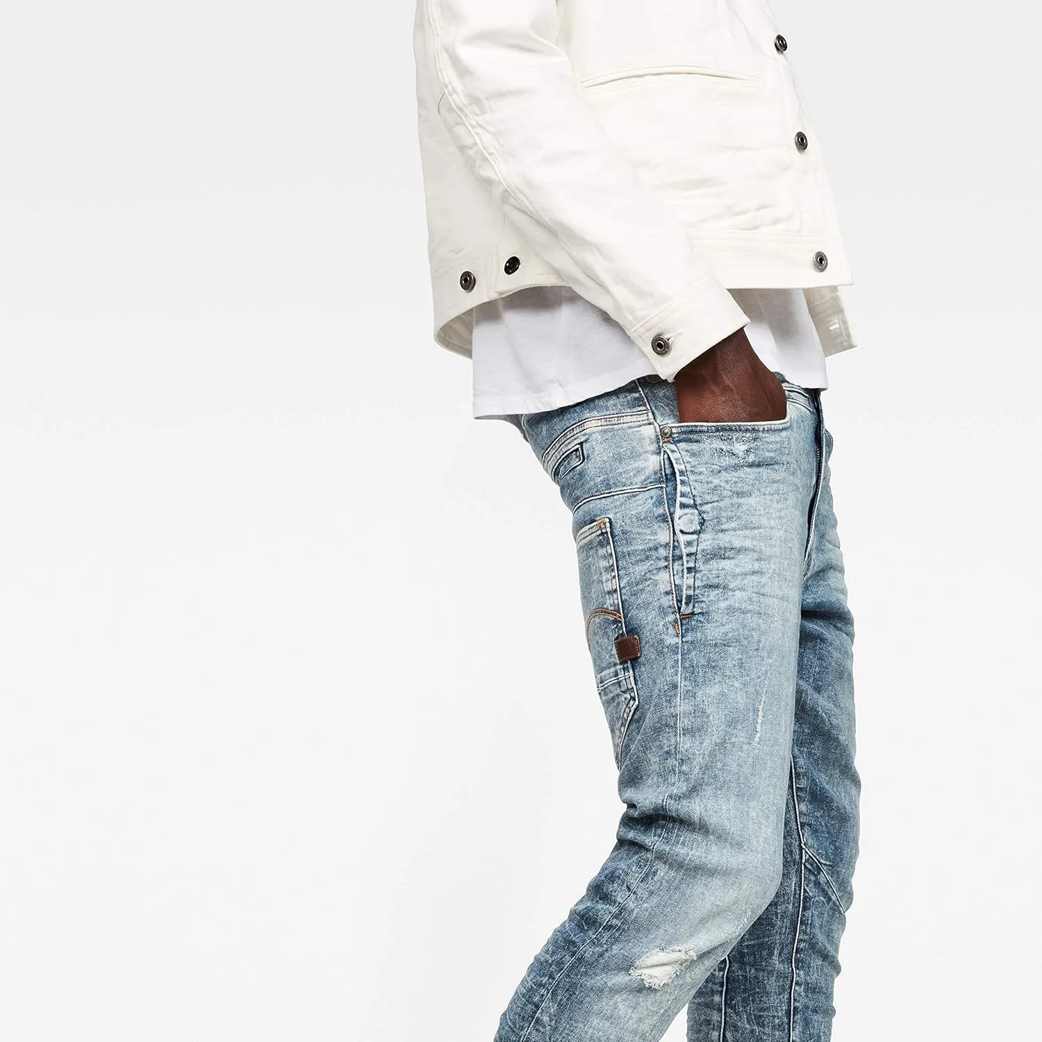 G-STAR Raw D-STAQ 3D Superslim Jean in Rink Superstretch Pants