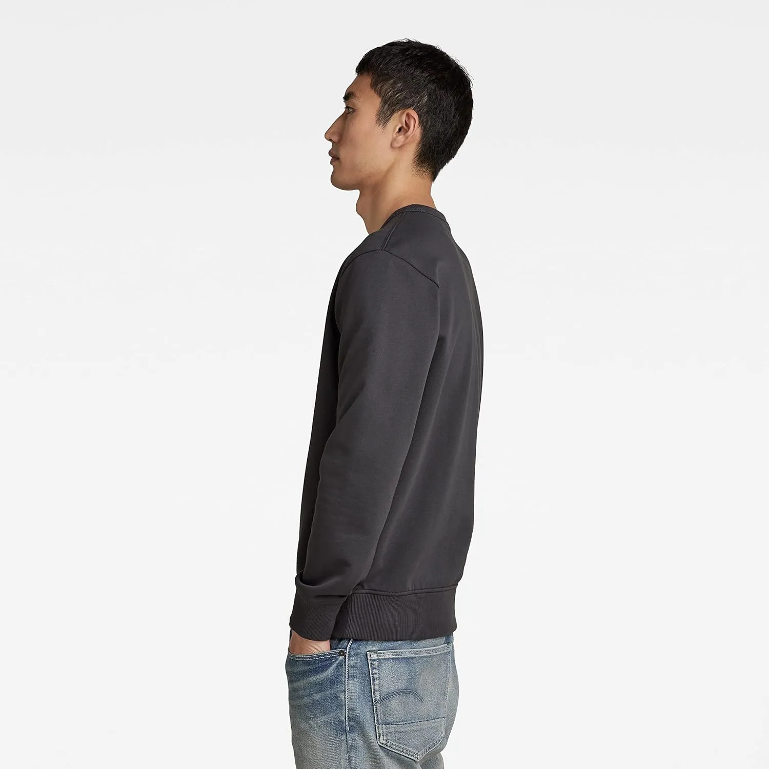 G-Star Raw Men's Premium Graphic Crew Neck Sweatshirt
