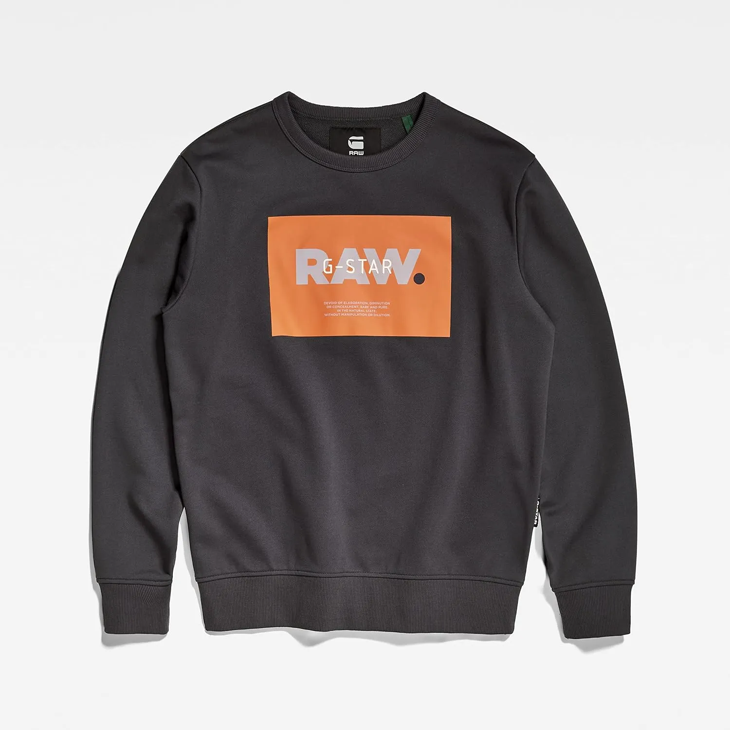 G-Star Raw Men's Premium Graphic Crew Neck Sweatshirt