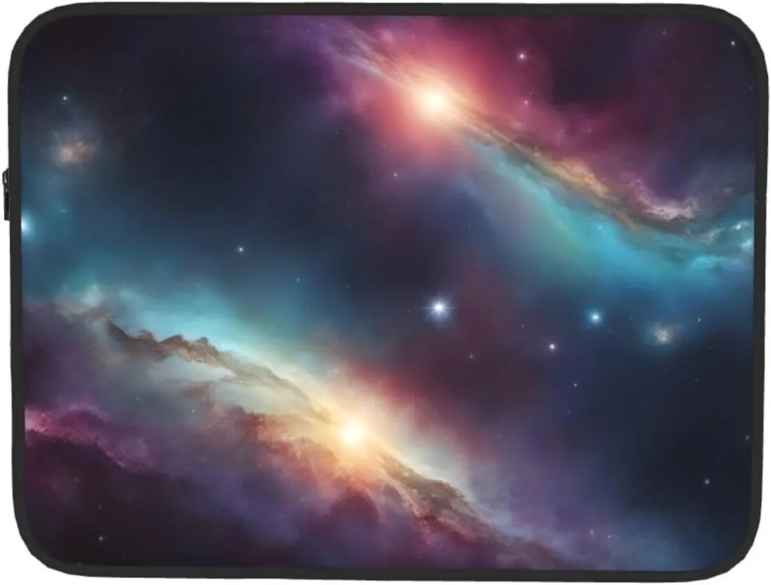 Galaxy Space Art Pattern Shockproof Portable Laptop 17 inch Sleeve Bag for Men and Women - Ideal for Business Travel, School, and Daily Use