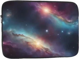 Galaxy Space Art Pattern Shockproof Portable Laptop 17 inch Sleeve Bag for Men and Women - Ideal for Business Travel, School, and Daily Use