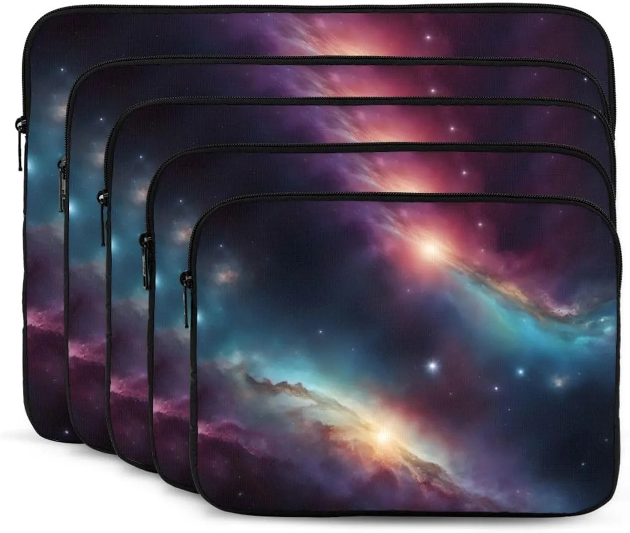 Galaxy Space Art Pattern Shockproof Portable Laptop 17 inch Sleeve Bag for Men and Women - Ideal for Business Travel, School, and Daily Use
