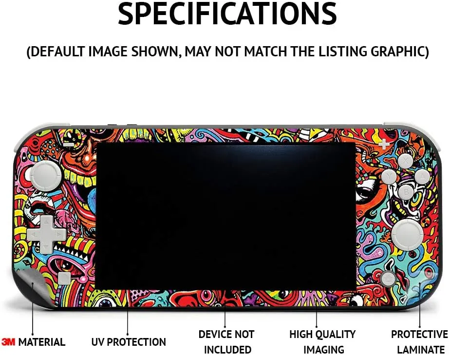 Gaming Skin Compatible with Hori Fighting Stick Alpha (PS5, PS4, PC) - Graffiti Mash Up - Premium 3M Vinyl Protective Wrap Decal Cover - Easy to Apply | Crafted in The USA by MightySkins