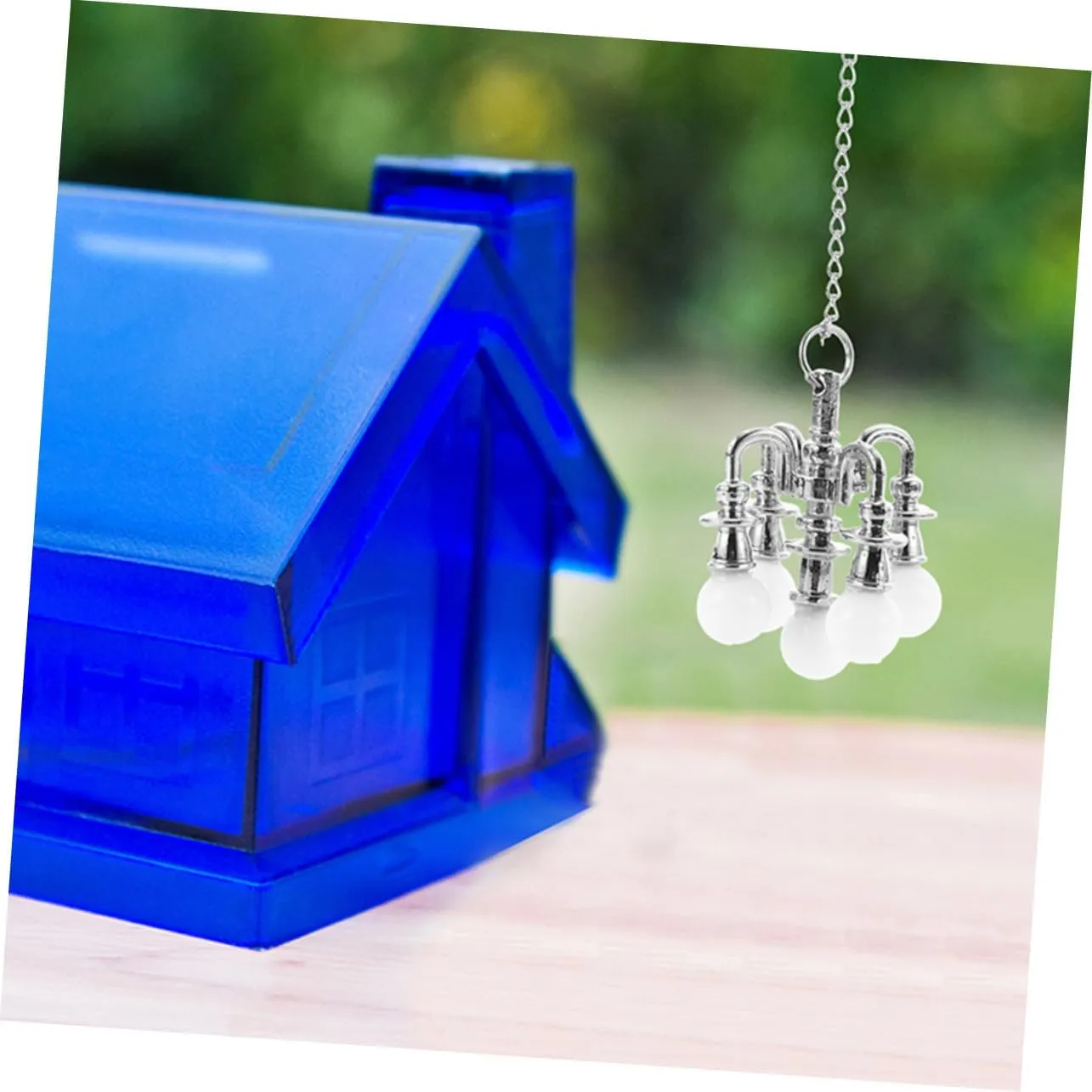 Garneck 3sets 2pcs Miniature Ceiling Lamp Decorative Simulation Light for Mini House Ball with Accents Compact for Dollhouse Furniture and Landscape Decor 2pcs*3