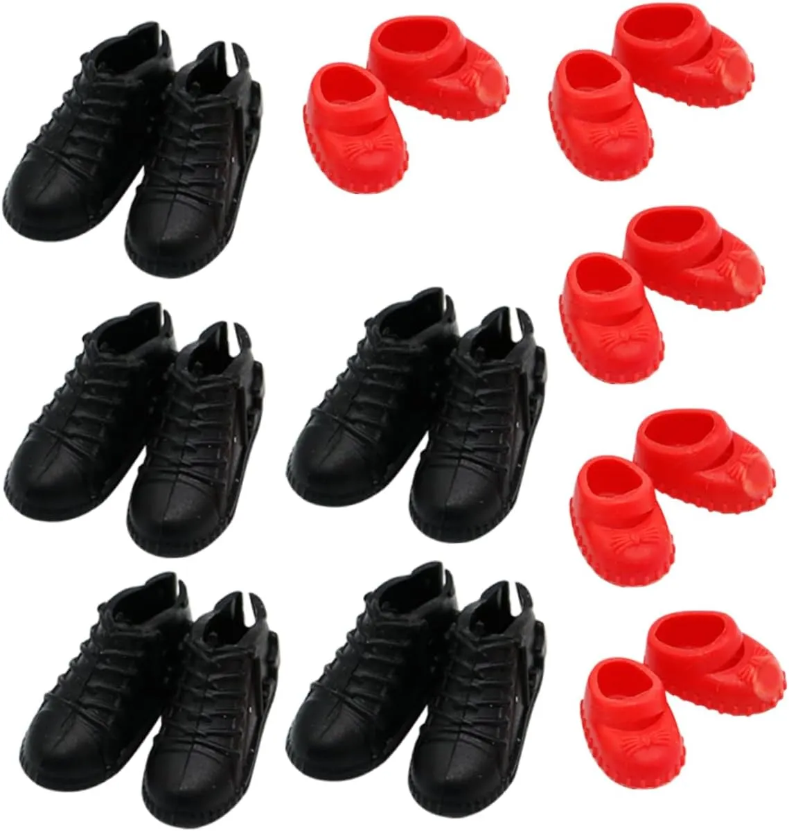 Garneck 4sets Small House Props Decoration Mini Scene Props Tiny House Accessories Miniature Shoes Decor Simulated Mini Shoes Miniature Figurine Doll House Supplies Shoes 10pairs*4