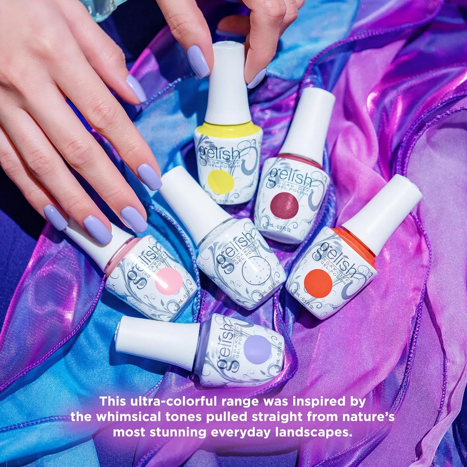 Gelish MINI & Morgan Taylor Spring Collection Now & Zen Duo - 15mL Gel & 15mL Lacquer. Long-Lasting, High-Shine Nails. Easy Application, Chip-Resistant, Vibrant Color (Can’t Burst My Bubble, 2pcs)