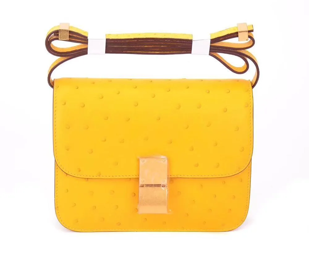 Genuine Ostrich Leather Mini Falp Cross body Messenger Shoulder Bags For Summer