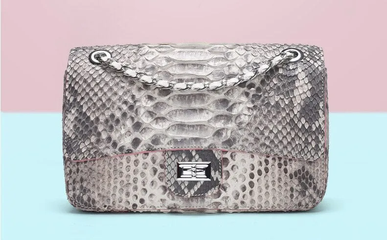 GENUINE PYTHON HANDBAG "CALLING ME"